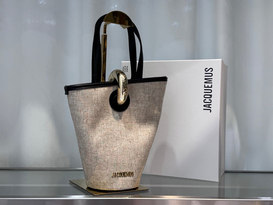 Zubag® J Raffia Gold Clasp Tote