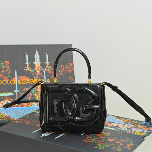 Zubag® Glossy Monogram Mini Box Bag