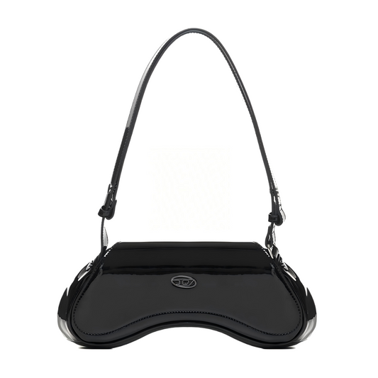 Zubag® Heart Charm Patent Shoulder Bag