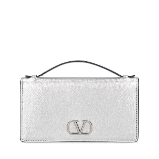 Zubag® V-Icon Mini Leather Chain Bag-silver