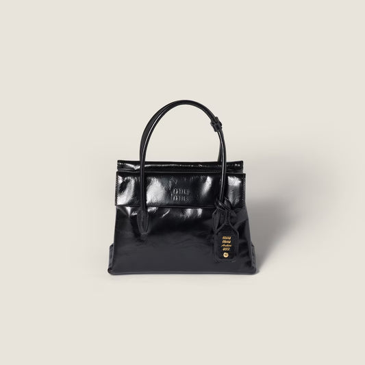 Zubag® Patent Frame Leather Tote Bag