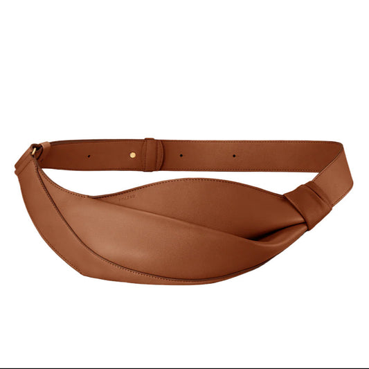 Zubag® Neyu Fan-Shaped Leather Belt Bag