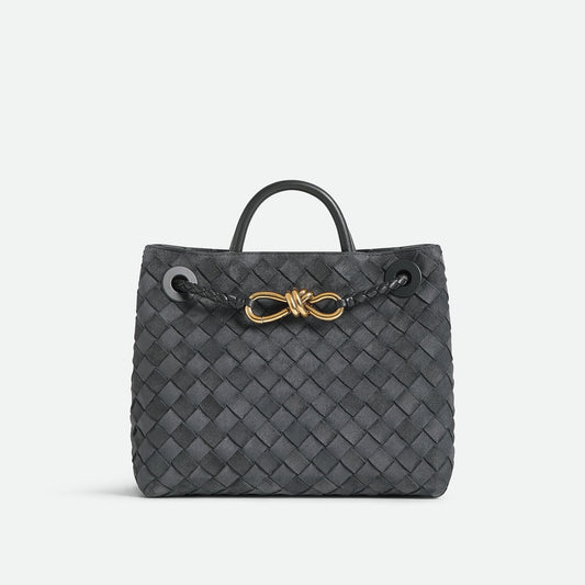 Zubag® Intrecciato Suede Tote with Knot Detail