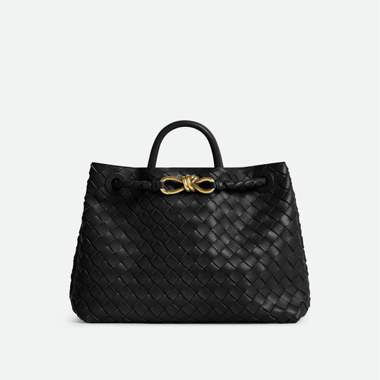 Zubag® Woven Leather Tote with Knot Detail