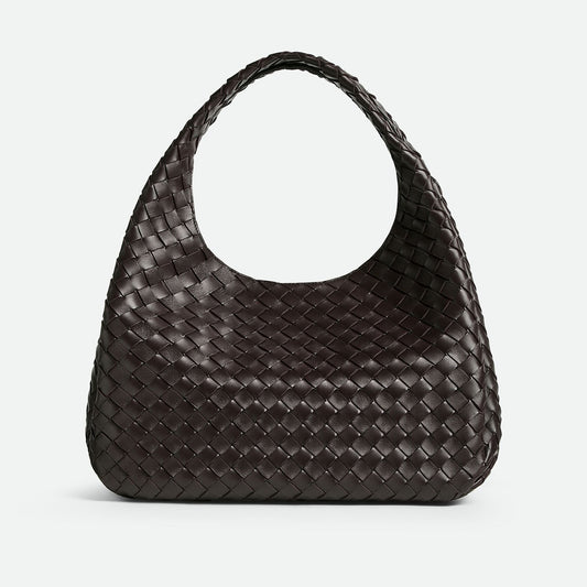 Zubag® Large Intrecciato Leather Shoulder Bag