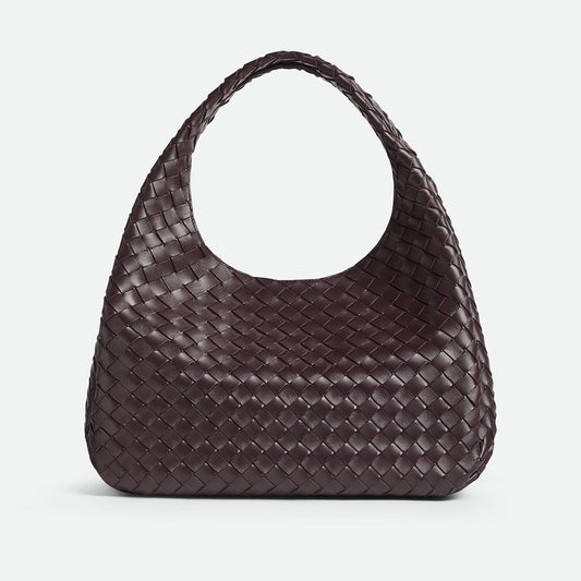 Zubag® Large Intrecciato Leather Shoulder Bag