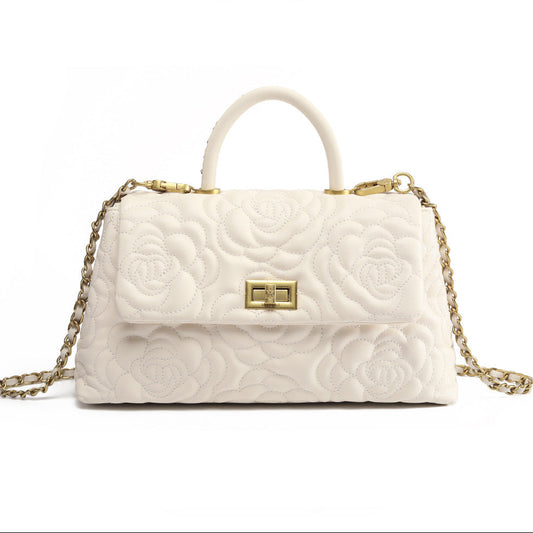 Zubag® Quilted Camellia Chain Bag