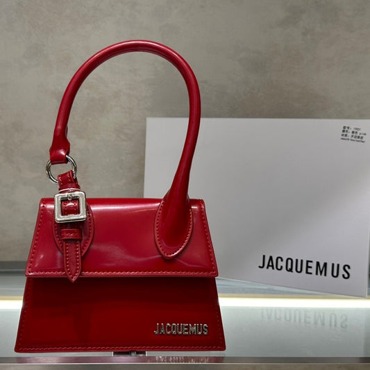 Zubag® Glossy Red Buckle Mini Bag