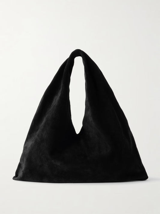 Zubag® Bindle Suede Shoulder Bag – Minimalist Draped Style